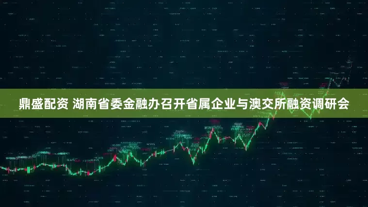 鼎盛配资 湖南省委金融办召开省属企业与澳交所融资调研会