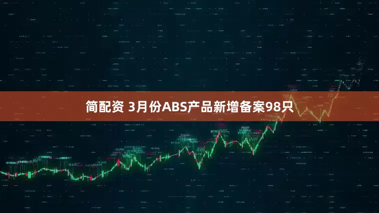 简配资 3月份ABS产品新增备案98只